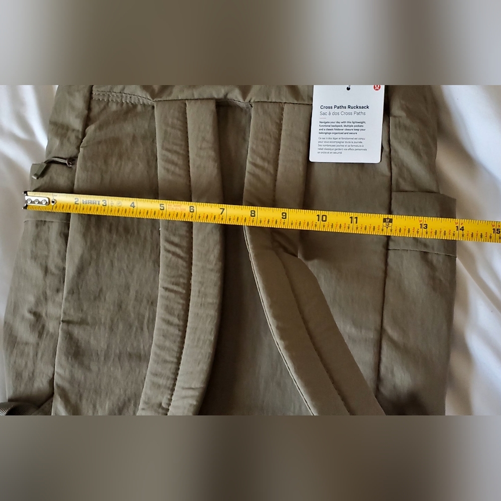 lululemon athletica Roll-Top Rucksack in Olive Green - Picture 5 of 9